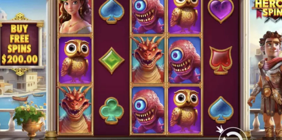 Jogando Heroic Spins na Onabet